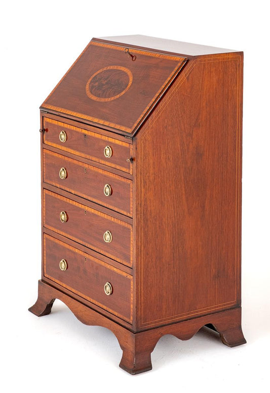 Sheraton Revival Mahogany Ladies Bureau
