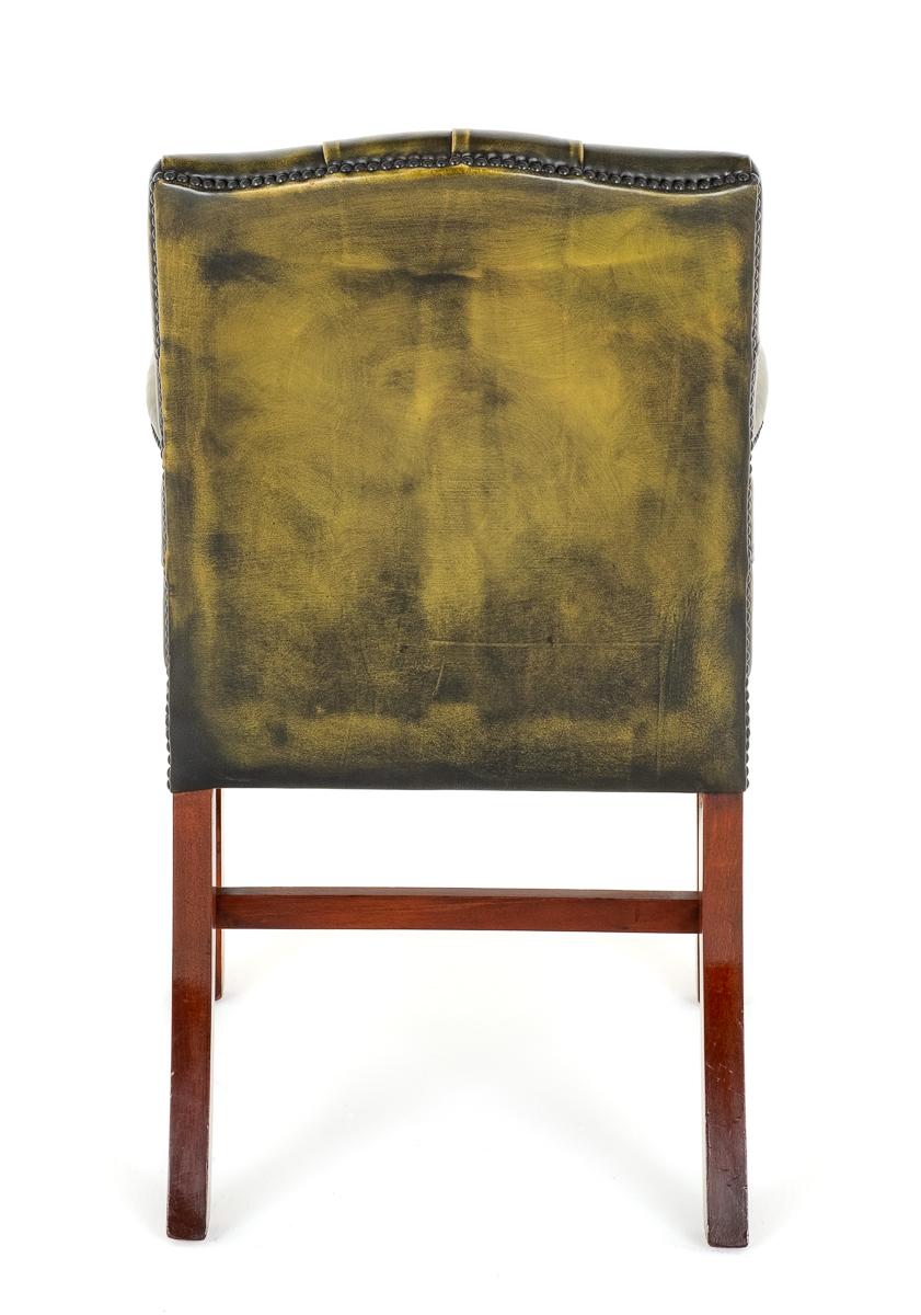 Mahogany and Leather Desk Chair