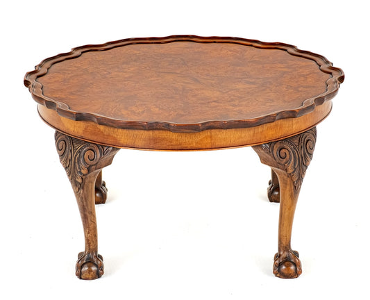 Walnut Queen Anne Style Coffee Table.