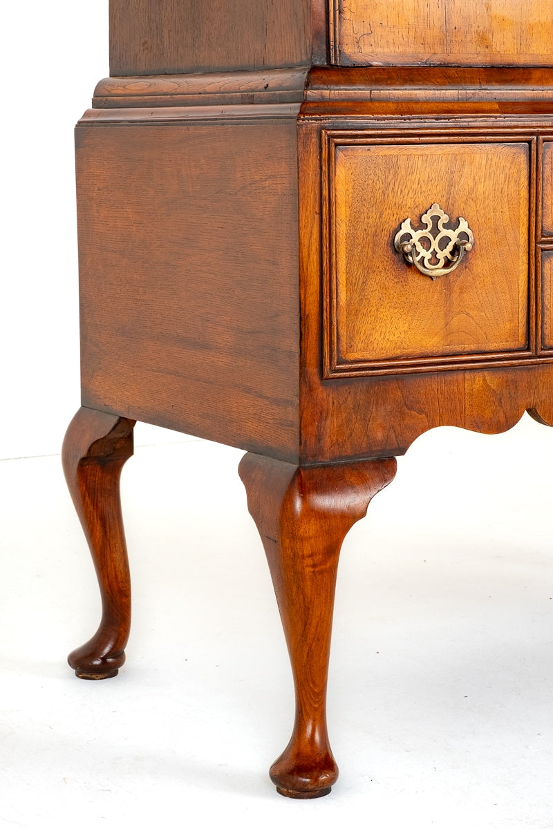 Georgian Walnut Chest on Stand