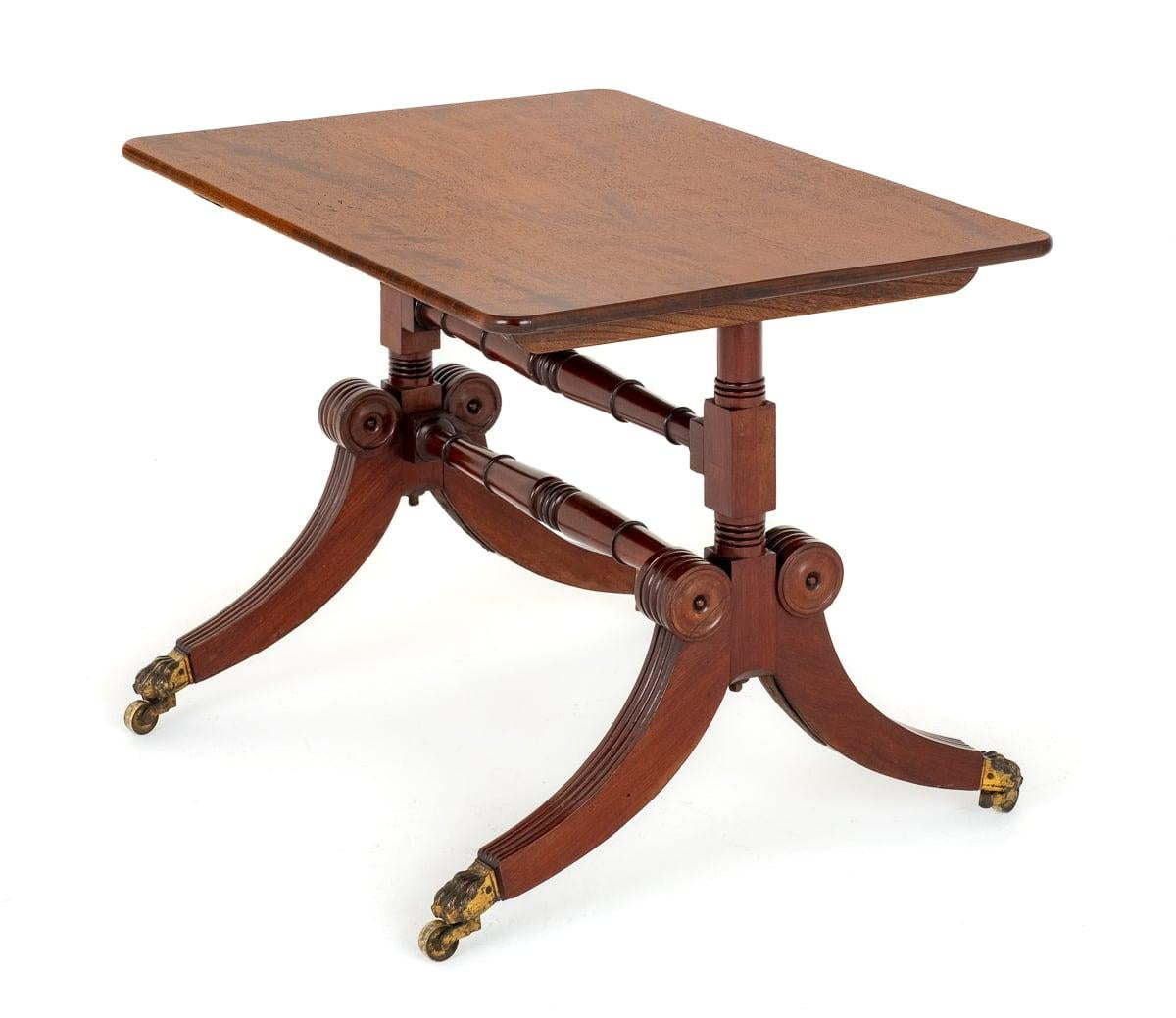 Regency Revival Mahogany Coffee Table Table