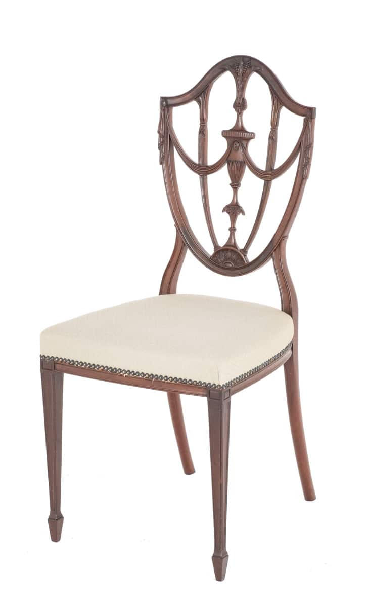 Hepplewhite Revival Mahogany Side Chair