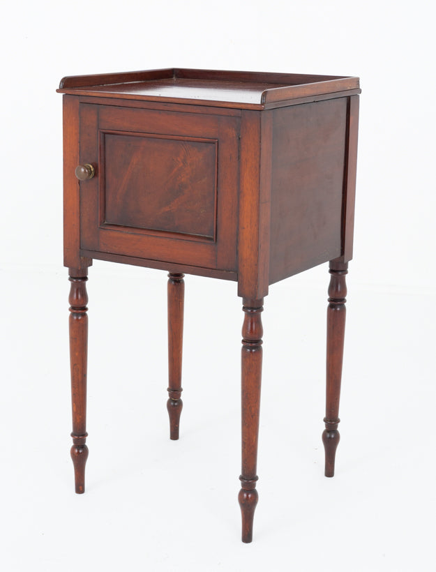 Regency Mahogany Bedside Cabinet