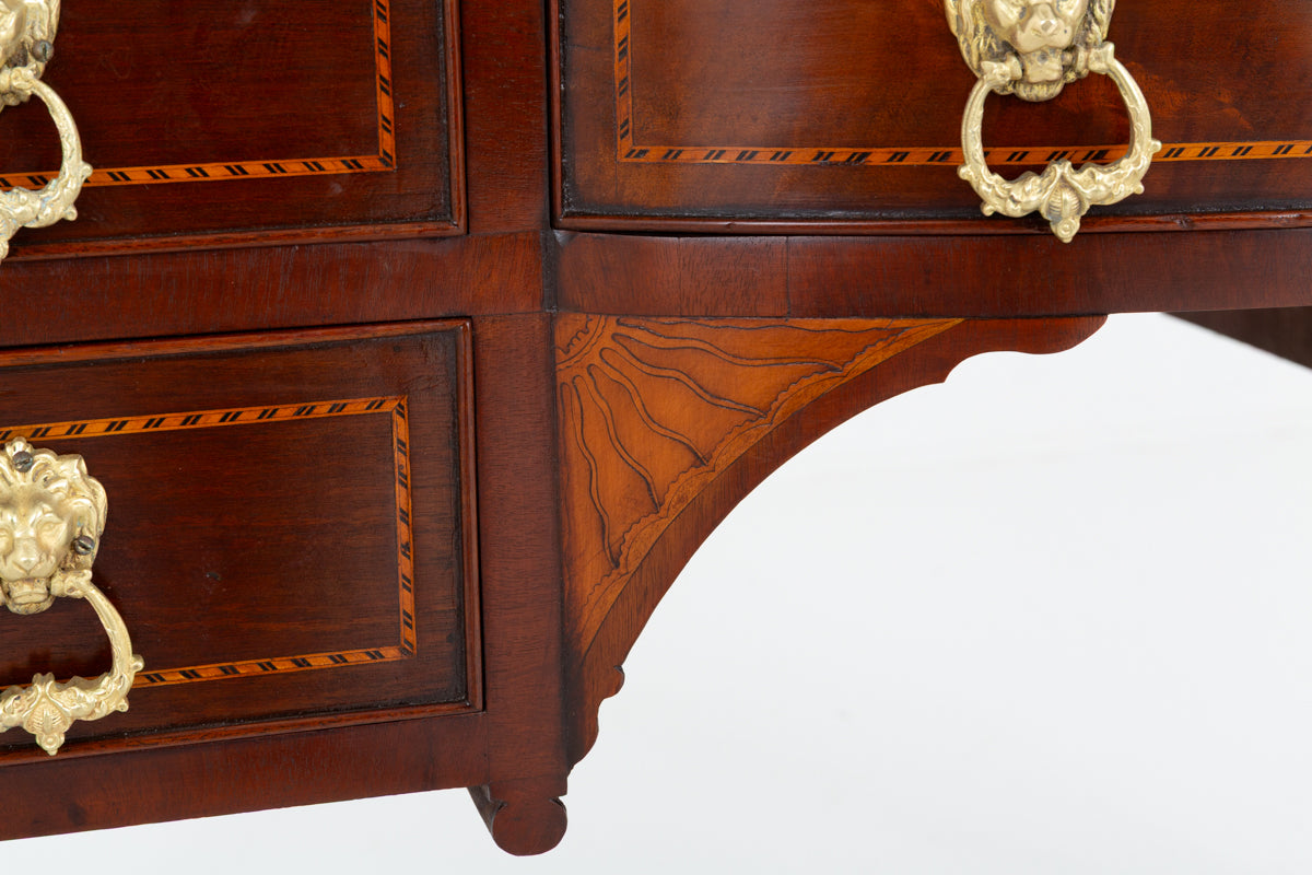 Sheraton Revival Mahogany Bonheur Du Jour