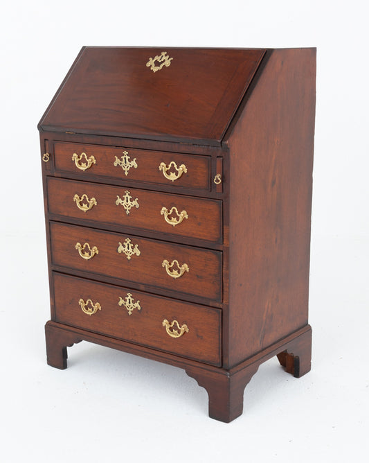 Georgian Mahogany Bureau of Small Proportions