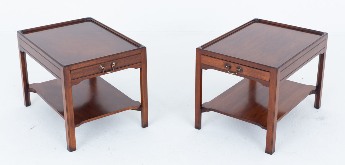 Pair of Mahogany End Tables