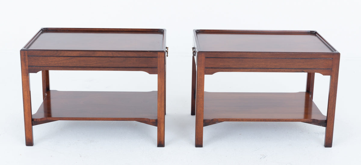 Pair of Mahogany End Tables