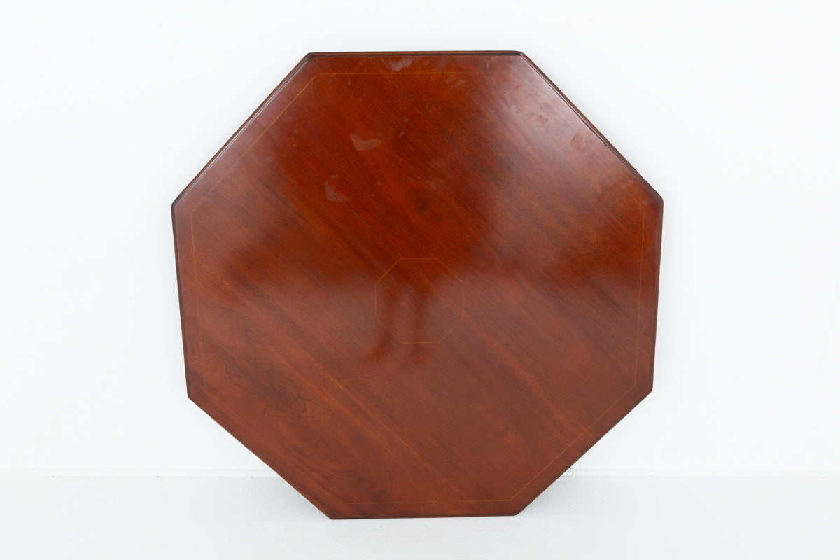 Large Victorian Mahogany Octagonal Centre / Dining Table