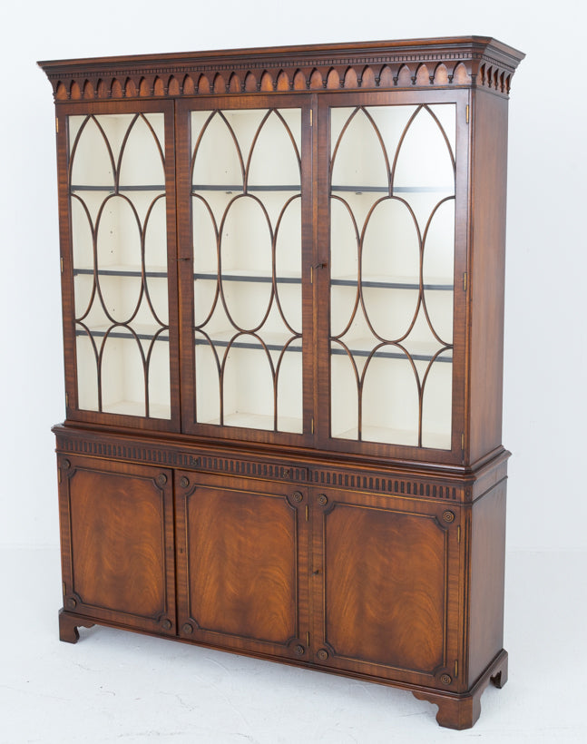 Mahogany Hepplewhite Style Bookcase