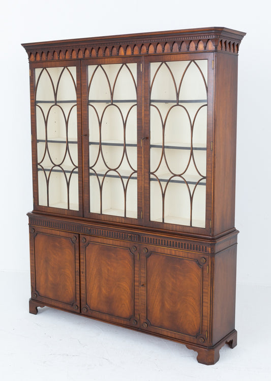 Mahogany Hepplewhite Style Bookcase