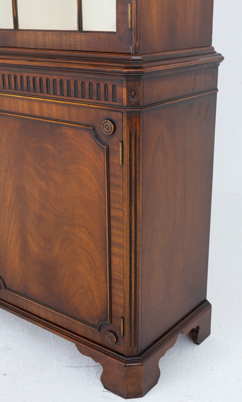 Mahogany Hepplewhite Style Bookcase