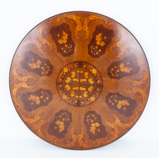 Impressive Victorian Walnut and Marquetry Centre Table