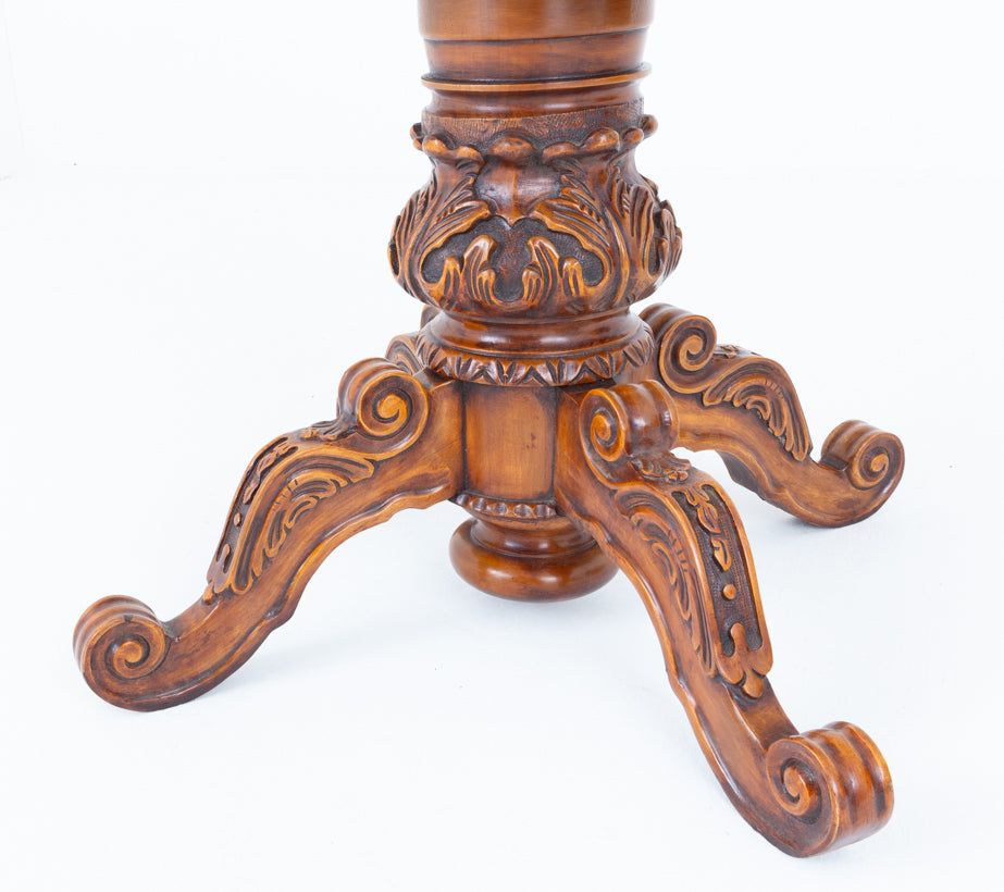Impressive Victorian Walnut and Marquetry Centre Table