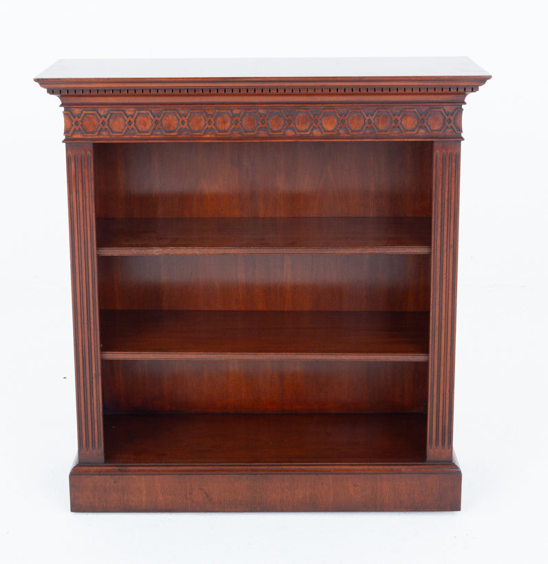 Georgian Style Mahogany Open Bookcase