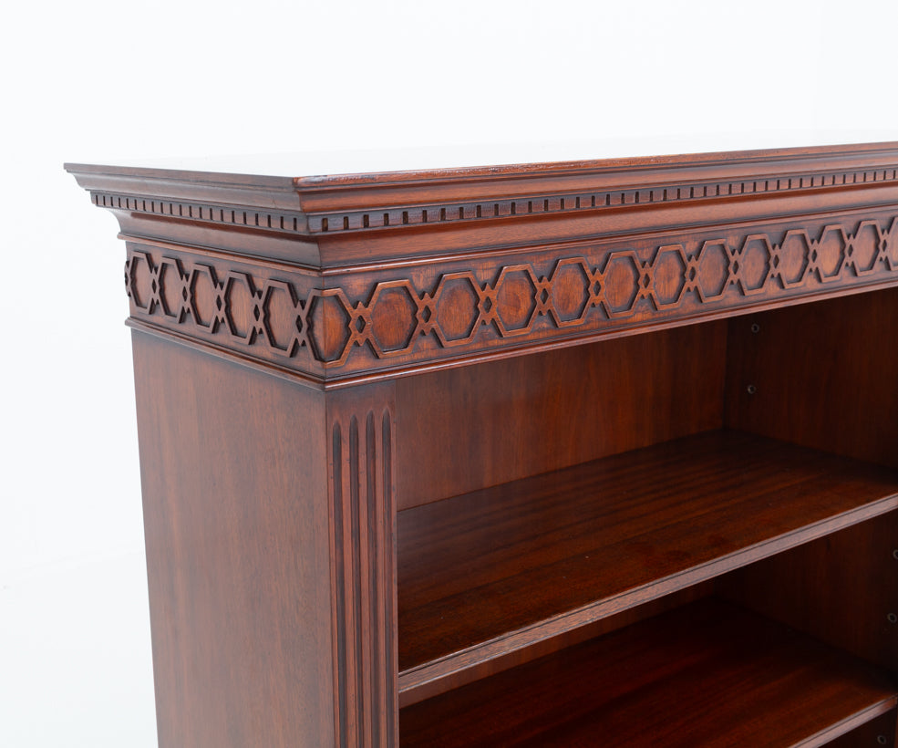 Georgian Style Mahogany Open Bookcase