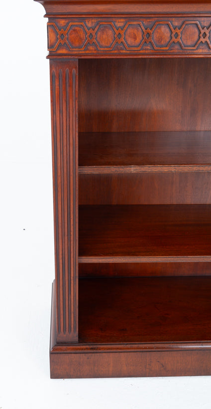 Georgian Style Mahogany Open Bookcase