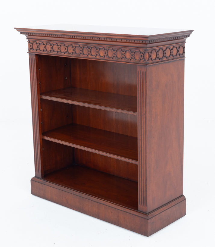 Georgian Style Mahogany Open Bookcase