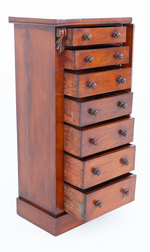 Victorian Mahogany Wellington Chest