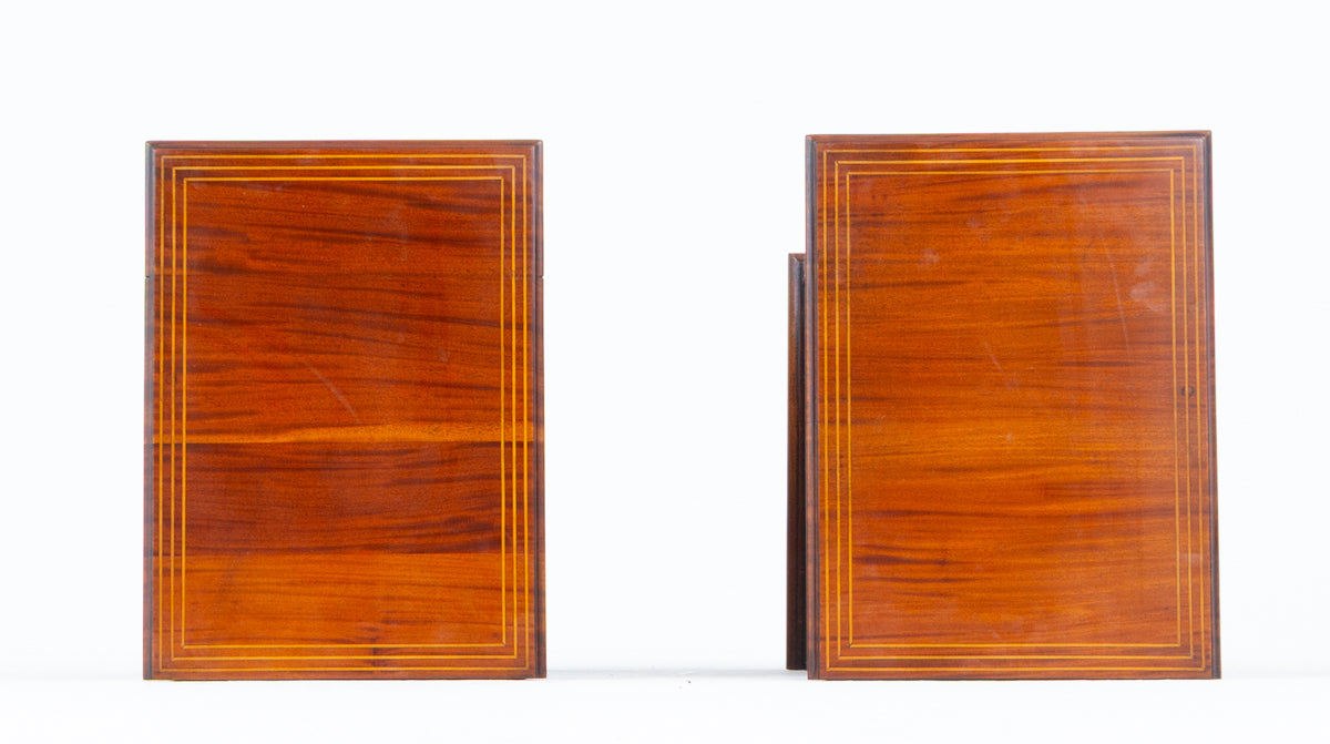 Pair of Mahogany Inlaid Chest of Drawers
