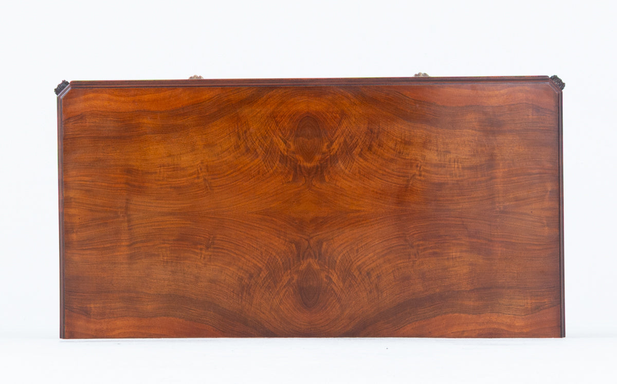 Walnut 2 Drawer Side Table