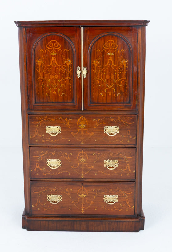 Amazing Quality Inlaid Lined Press of Small Proportions