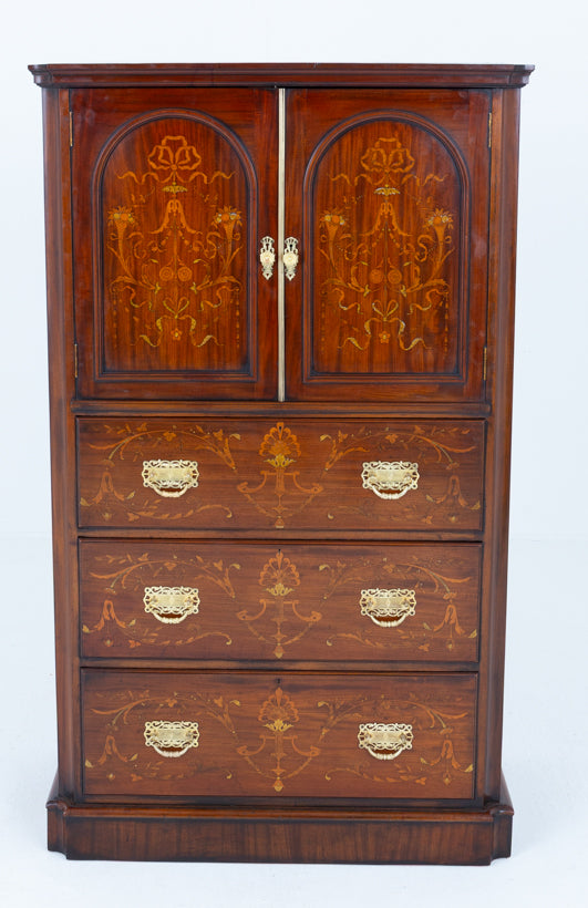 Amazing Quality Inlaid Lined Press of Small Proportions