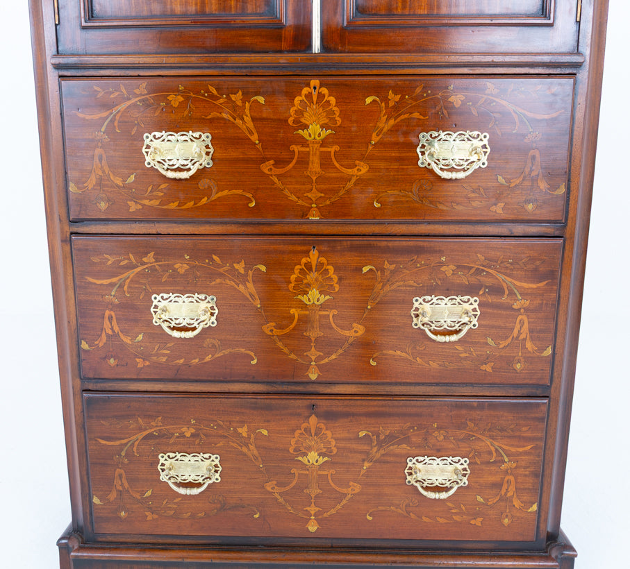 Amazing Quality Inlaid Lined Press of Small Proportions