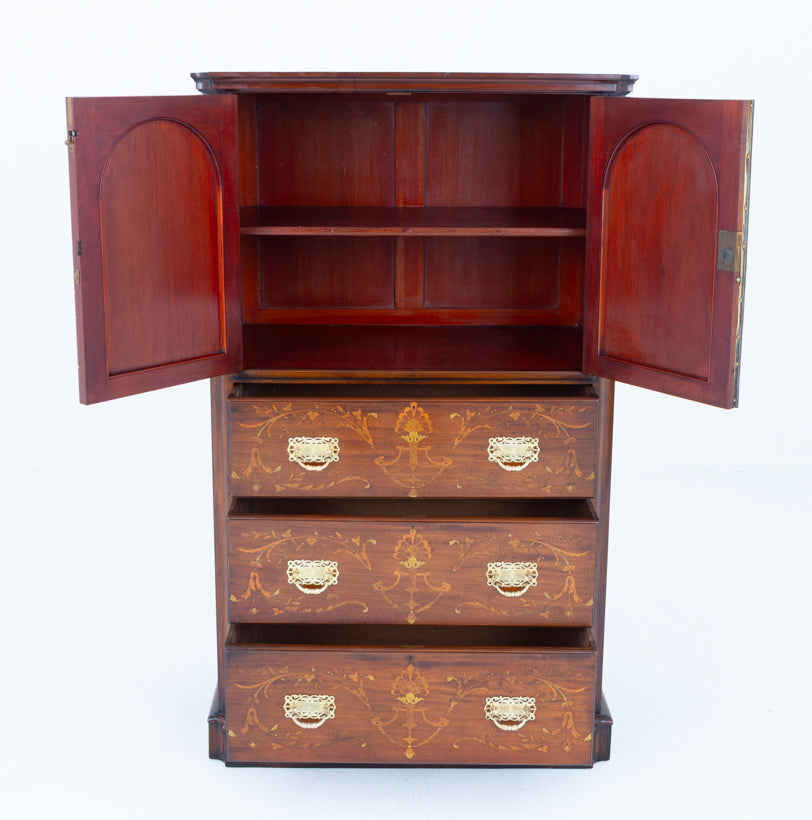 Amazing Quality Inlaid Lined Press of Small Proportions