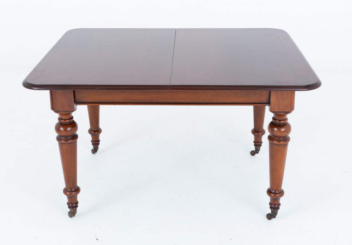 Victorian Mahogany 2 Leaf Extending Dining Table