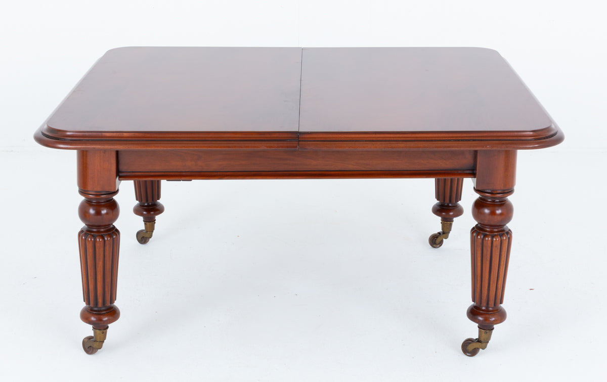 William IV Mahogany 3 leaf extending Dining Table