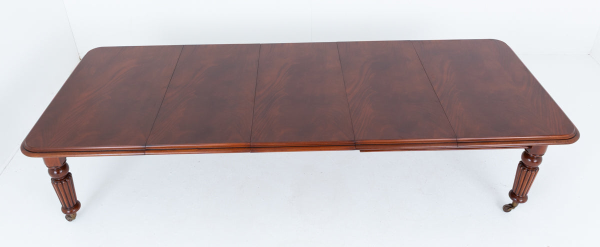William IV Mahogany 3 leaf extending Dining Table