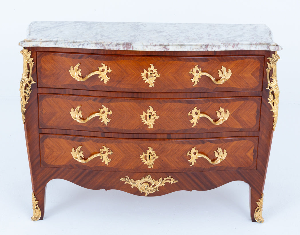 Impressive Walnut French Commode