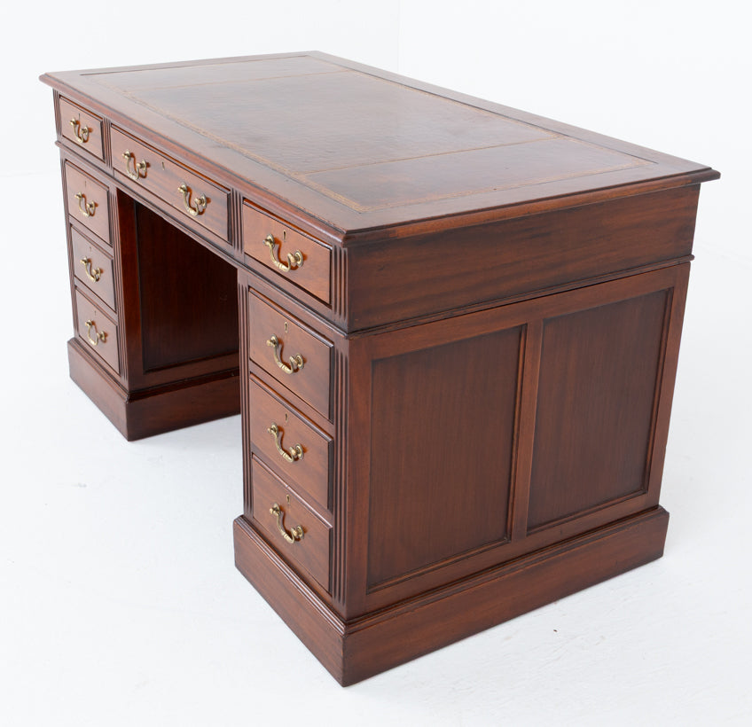 Mahogany Pedestal Desk