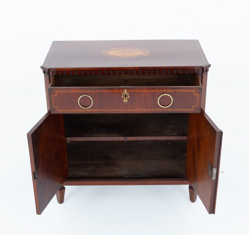 Georgian Mahogany Inlaid Side Cabinet