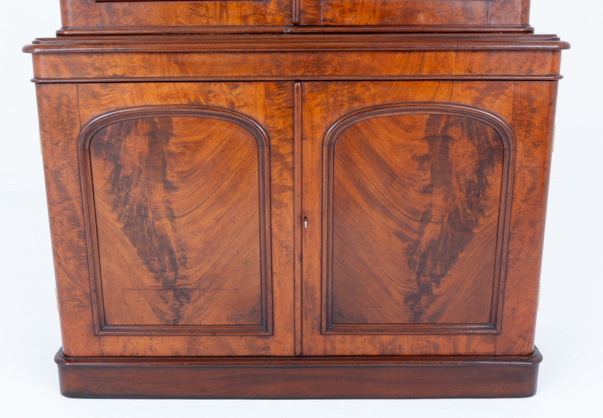 Good Quality Victorian Mahogany Library Bookcase