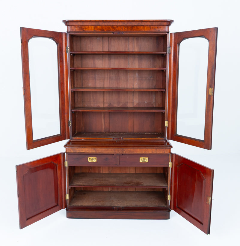Good Quality Victorian Mahogany Library Bookcase