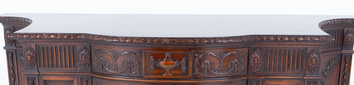 Impressive Adams Style Mahogany Side Cabinet