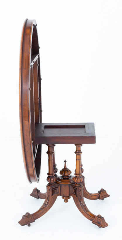 Victorian Burr Walnut Centre Table