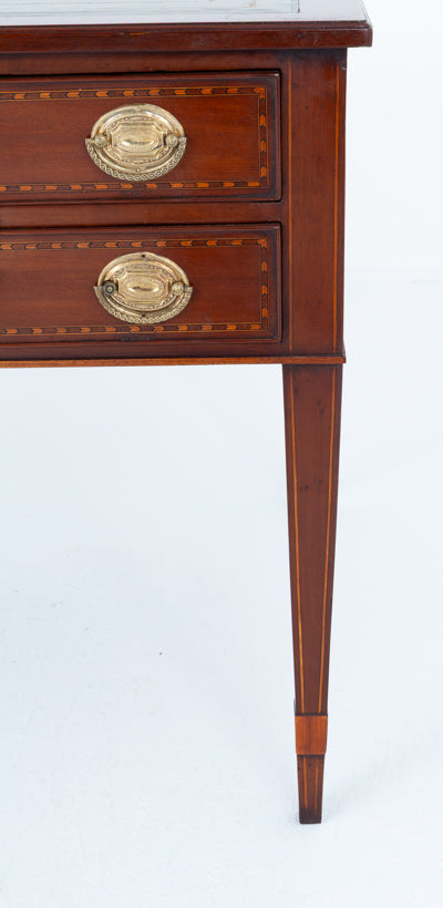 Georgian Period Mahogany 5 Drawer Writing Table