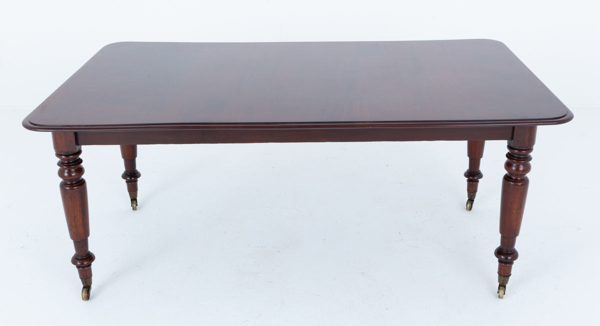 Victorian Mahogany Fixed Top Dining Table
