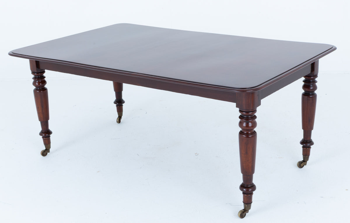 Victorian Mahogany Fixed Top Dining Table