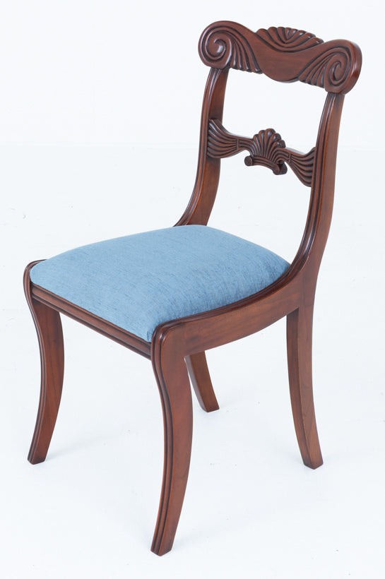 Set of 10 Regency Style Mahogany Dining Chairs