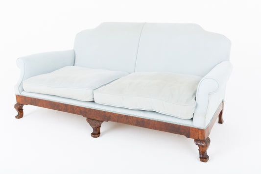 Walnut Chippendale Style Settee