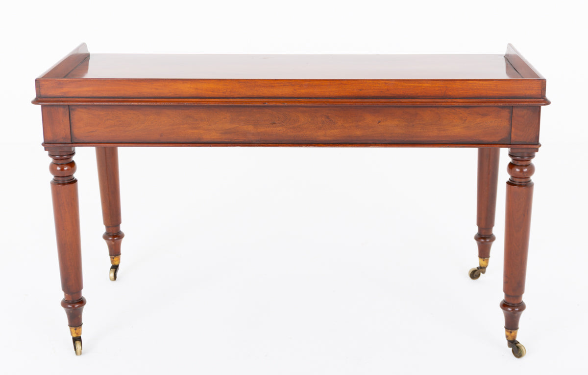 Victorian Mahogany 2 Drawer Side Table