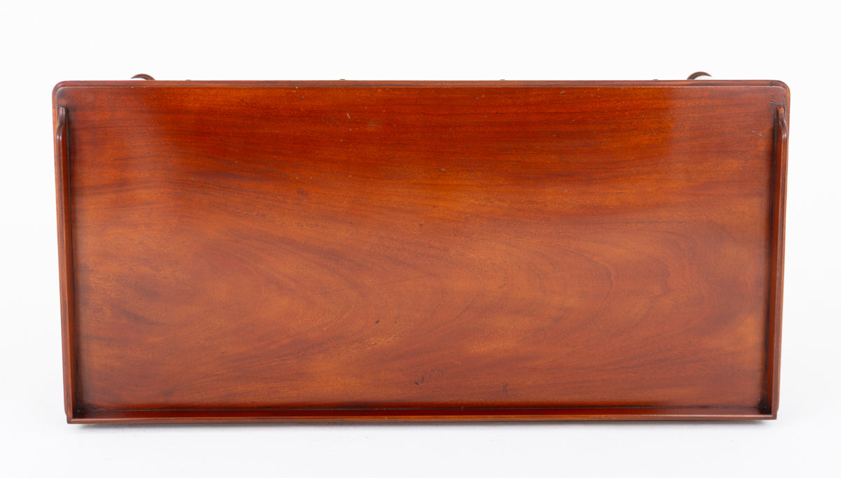 Victorian Mahogany 2 Drawer Side Table