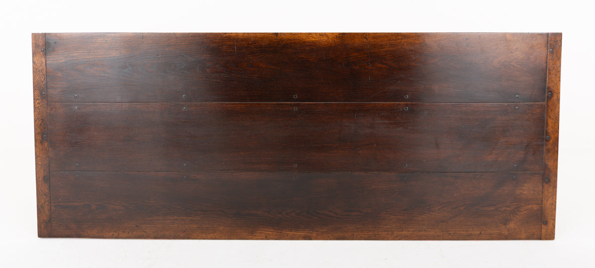 Rustic Oak Georgian Style Farmhouse Table