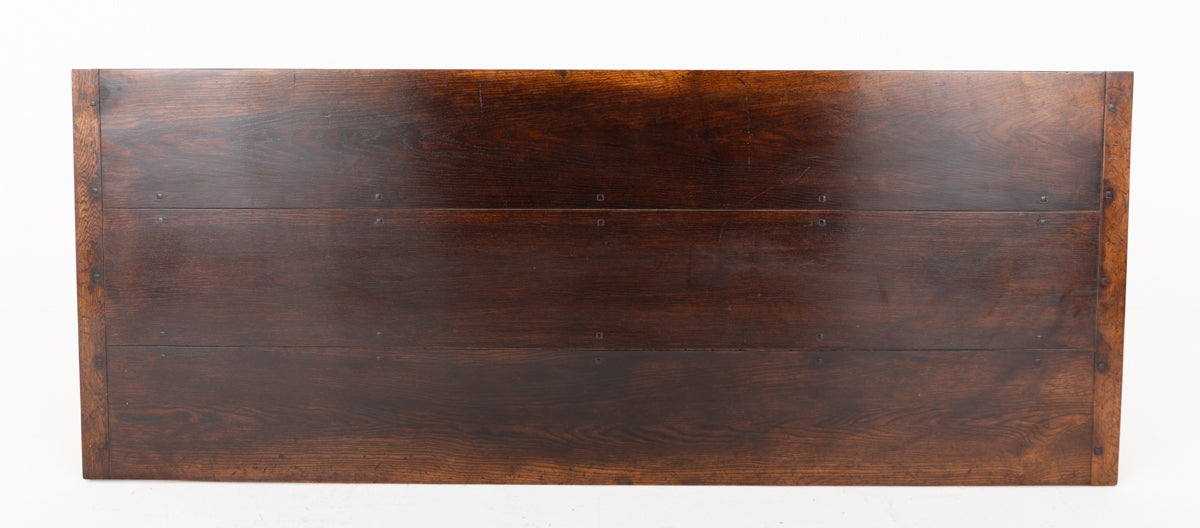 Rustic Oak Georgian Style Farmhouse Table