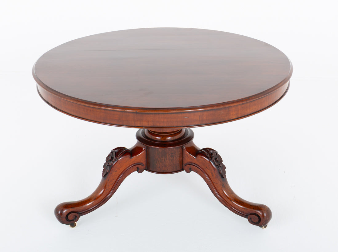 Victorian Mahogany Circular Dining Table