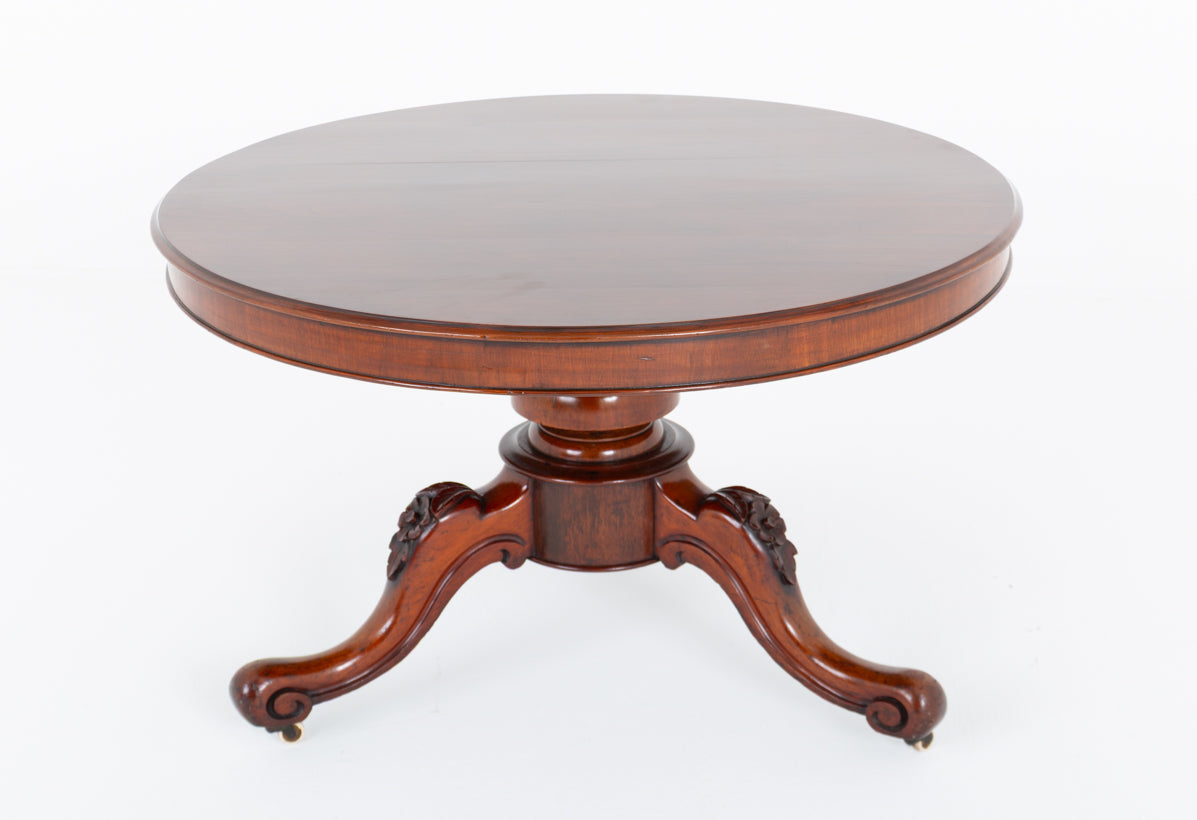 Victorian Mahogany Circular Dining Table