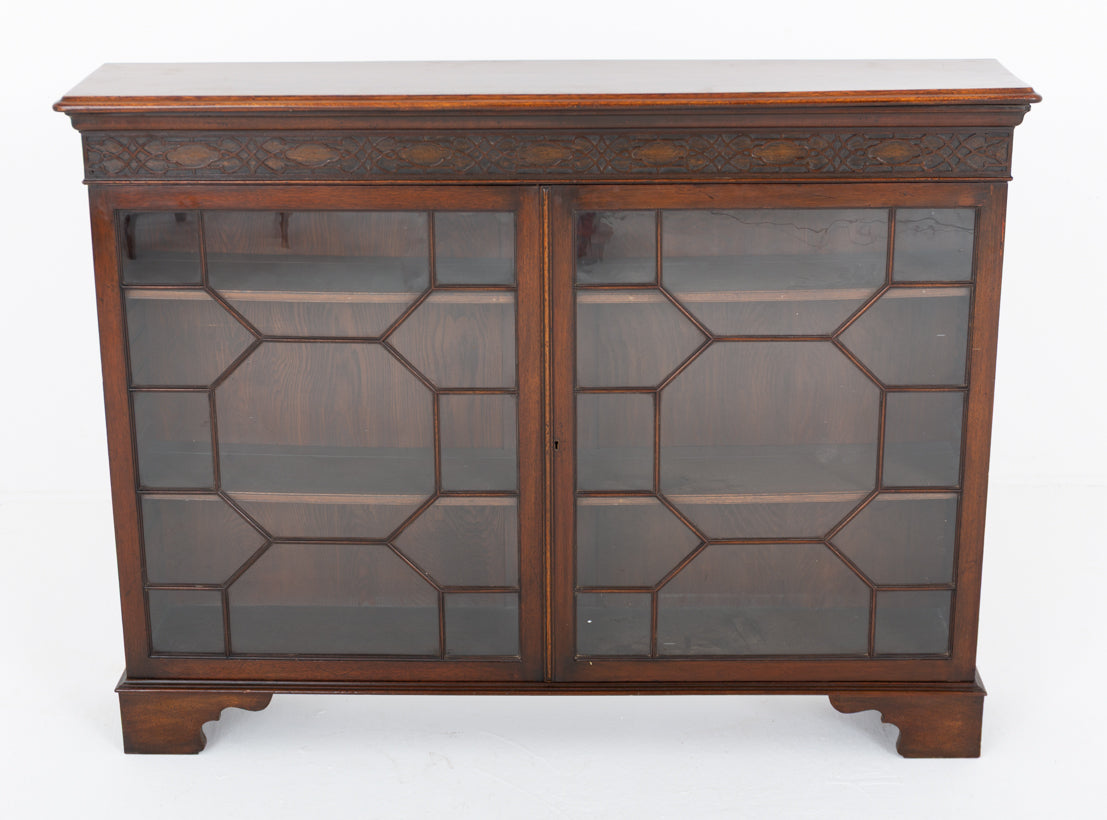Mahogany Georgian Glazed Side Cabinet